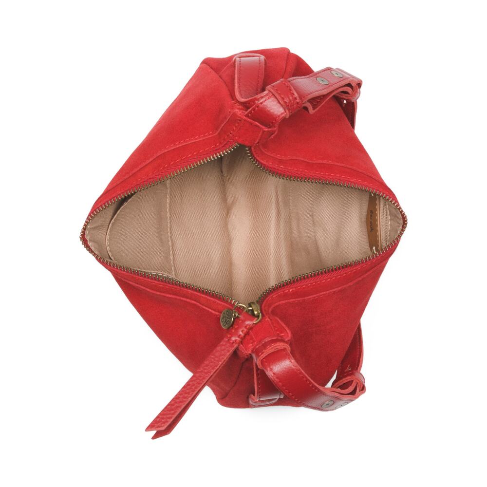 The Sak Suede Tess Shoulder Bag Scarlet - Picture 6 of 10
